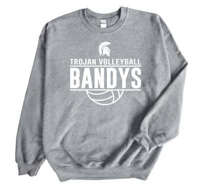 Bandys Volleyball- Crewneck Sweatshirt