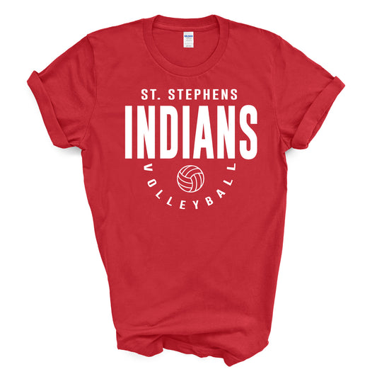St. Stephens Volleyball - Short Sleeve Tee
