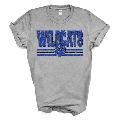 Maiden Wildcats Distressed - Short Sleeve Tee