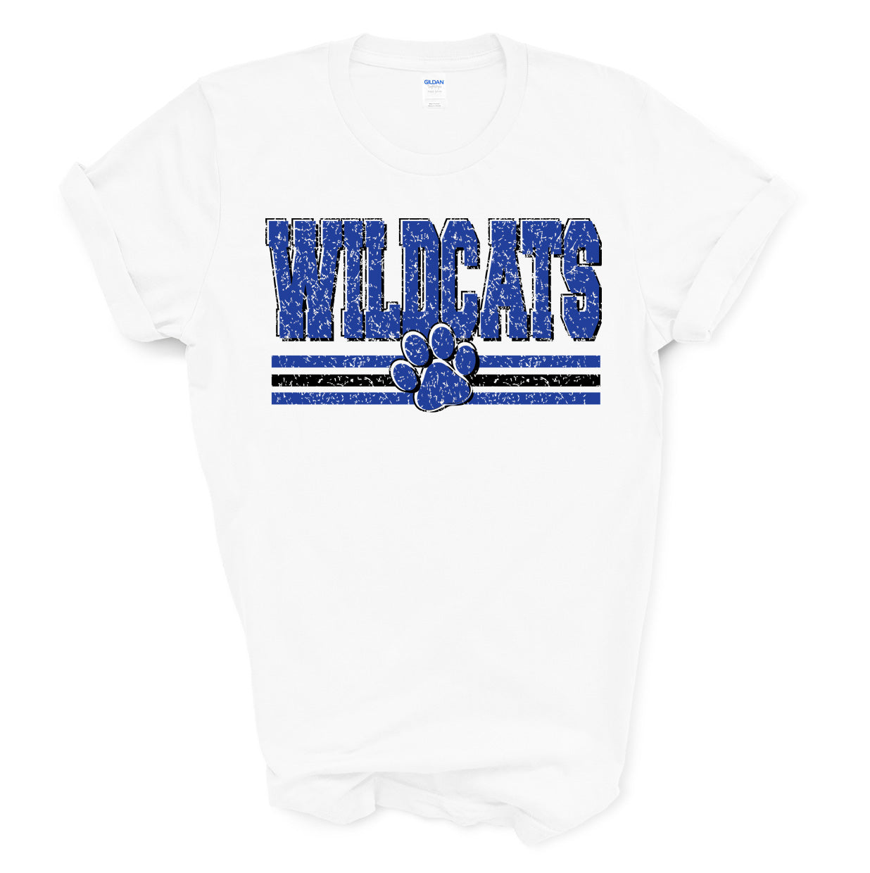 Maiden Wildcats Distressed - Short Sleeve Tee
